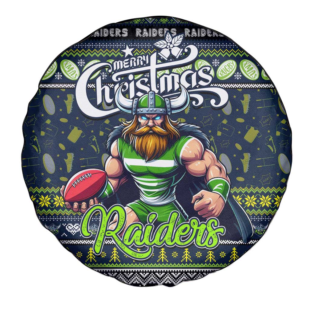 Raiders Rugby Xmas Spare Tire Cover Australia NRL Mascot