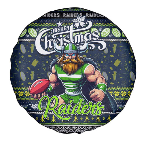Raiders Rugby Xmas Spare Tire Cover Australia NRL Mascot