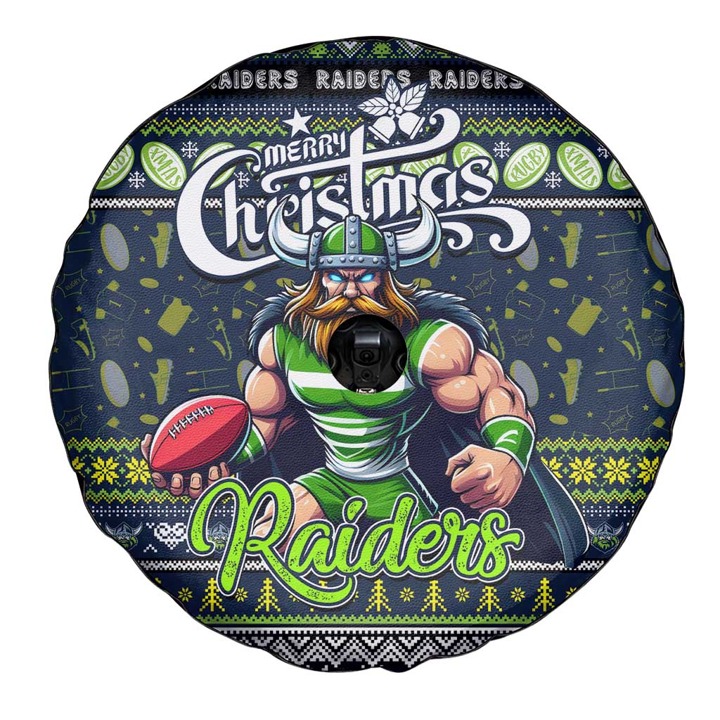 Raiders Rugby Xmas Spare Tire Cover Australia NRL Mascot