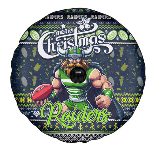 Raiders Rugby Xmas Spare Tire Cover Australia NRL Mascot