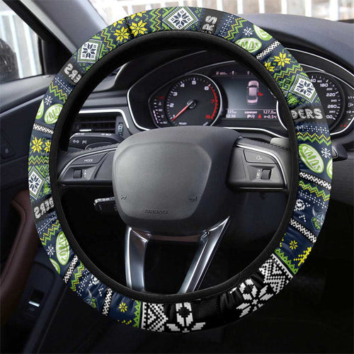 Raiders Rugby Xmas Steering Wheel Cover Australia NRL Mascot