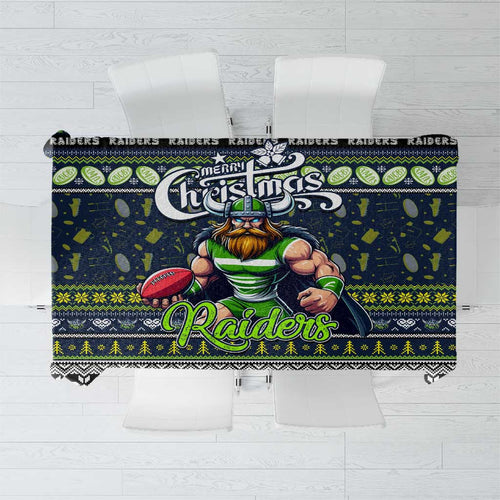 Raiders Rugby Xmas Tablecloth Australia NRL Mascot