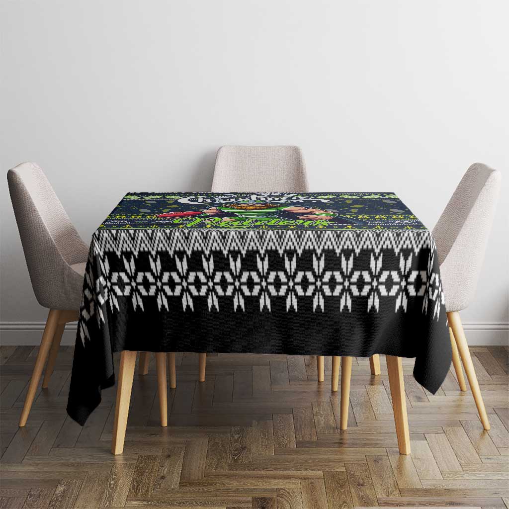 Raiders Rugby Xmas Tablecloth Australia NRL Mascot