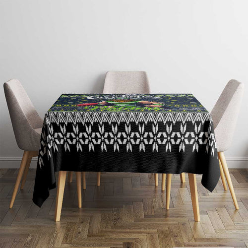 Raiders Rugby Xmas Tablecloth Australia NRL Mascot