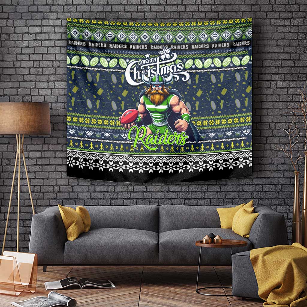 Raiders Rugby Xmas Tapestry Australia NRL Mascot