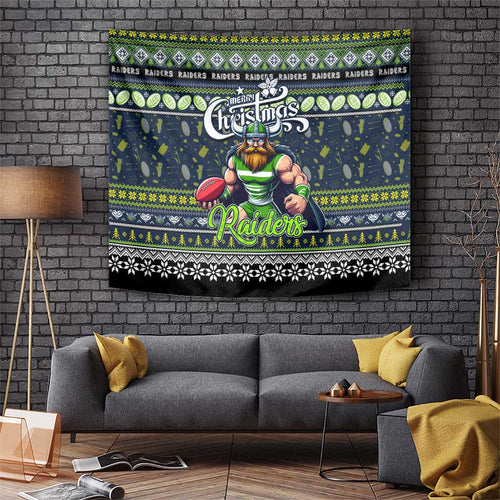 Raiders Rugby Xmas Tapestry Australia NRL Mascot