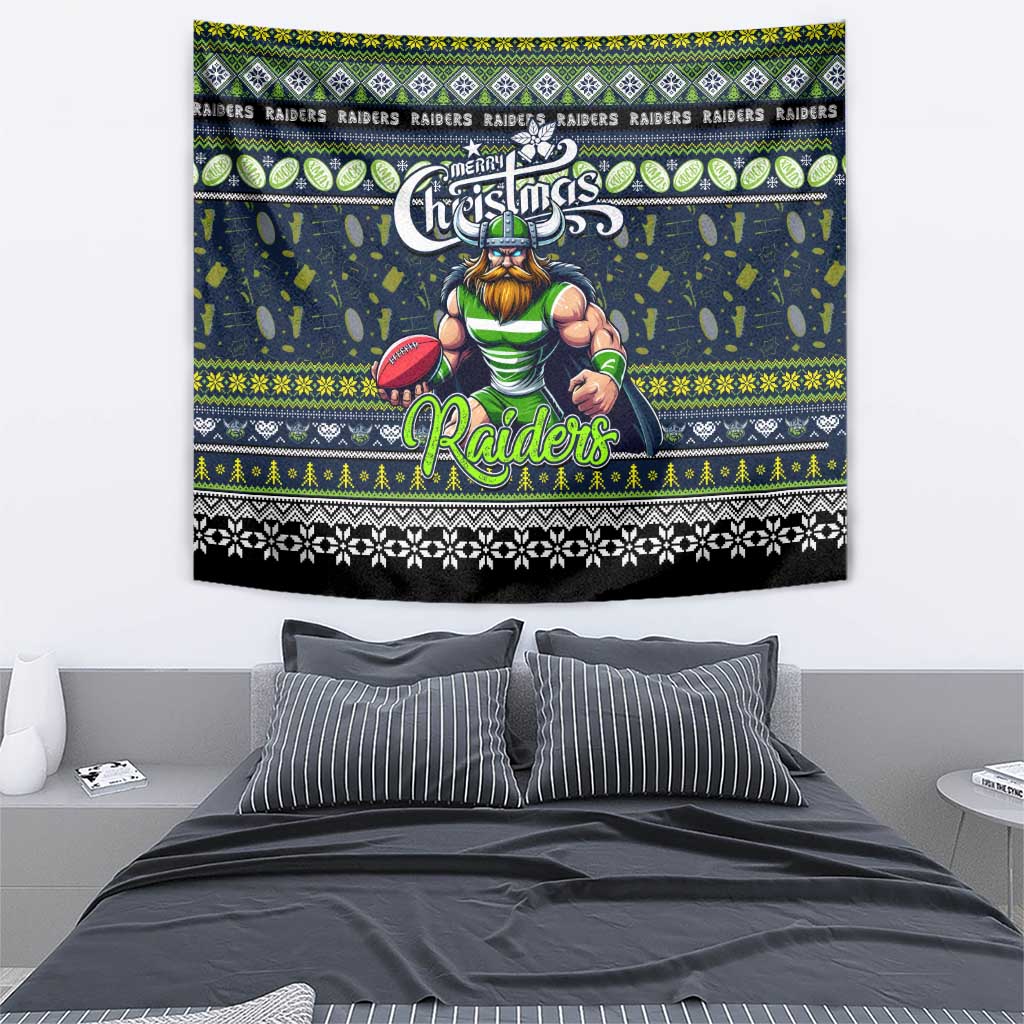 Raiders Rugby Xmas Tapestry Australia NRL Mascot
