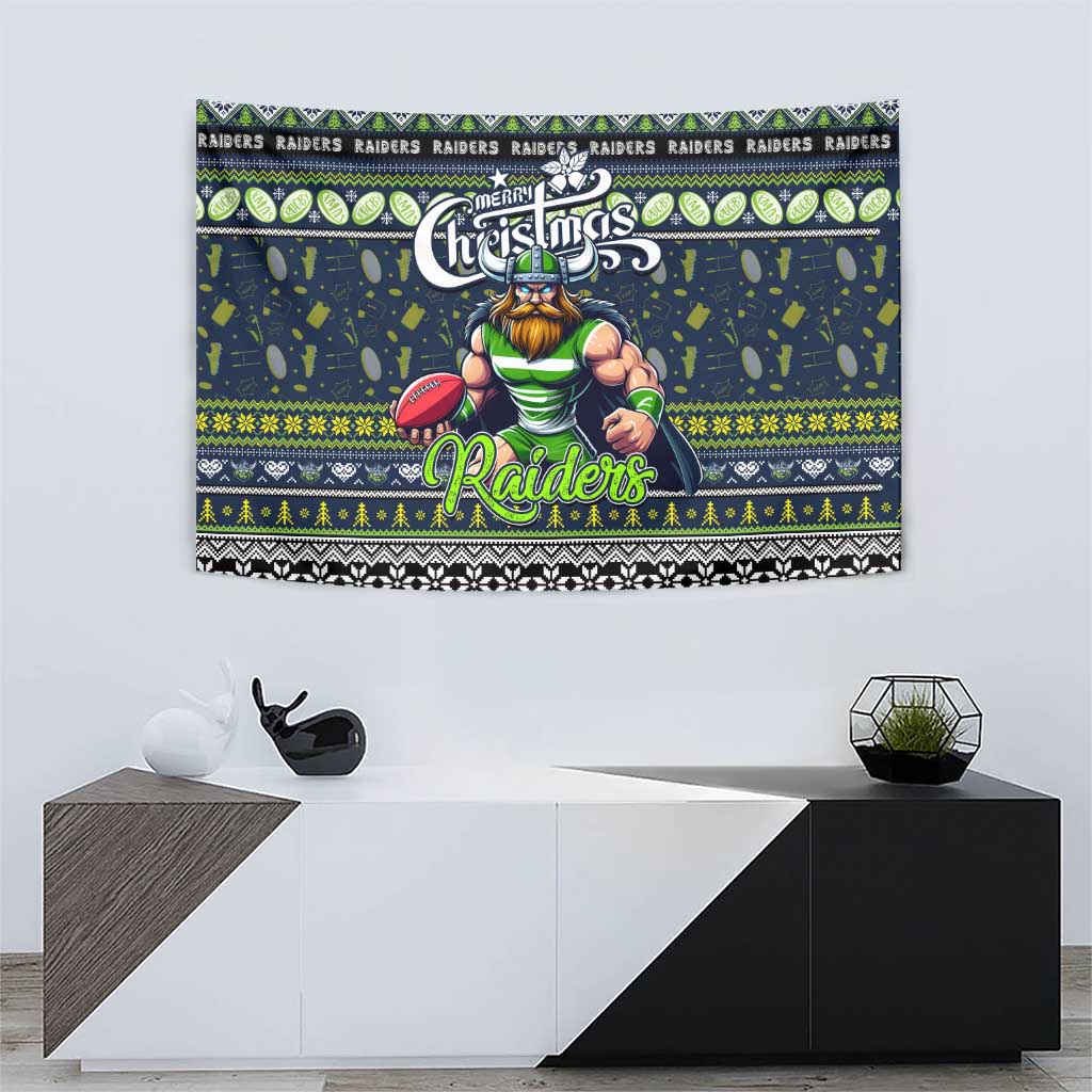 Raiders Rugby Xmas Tapestry Australia NRL Mascot