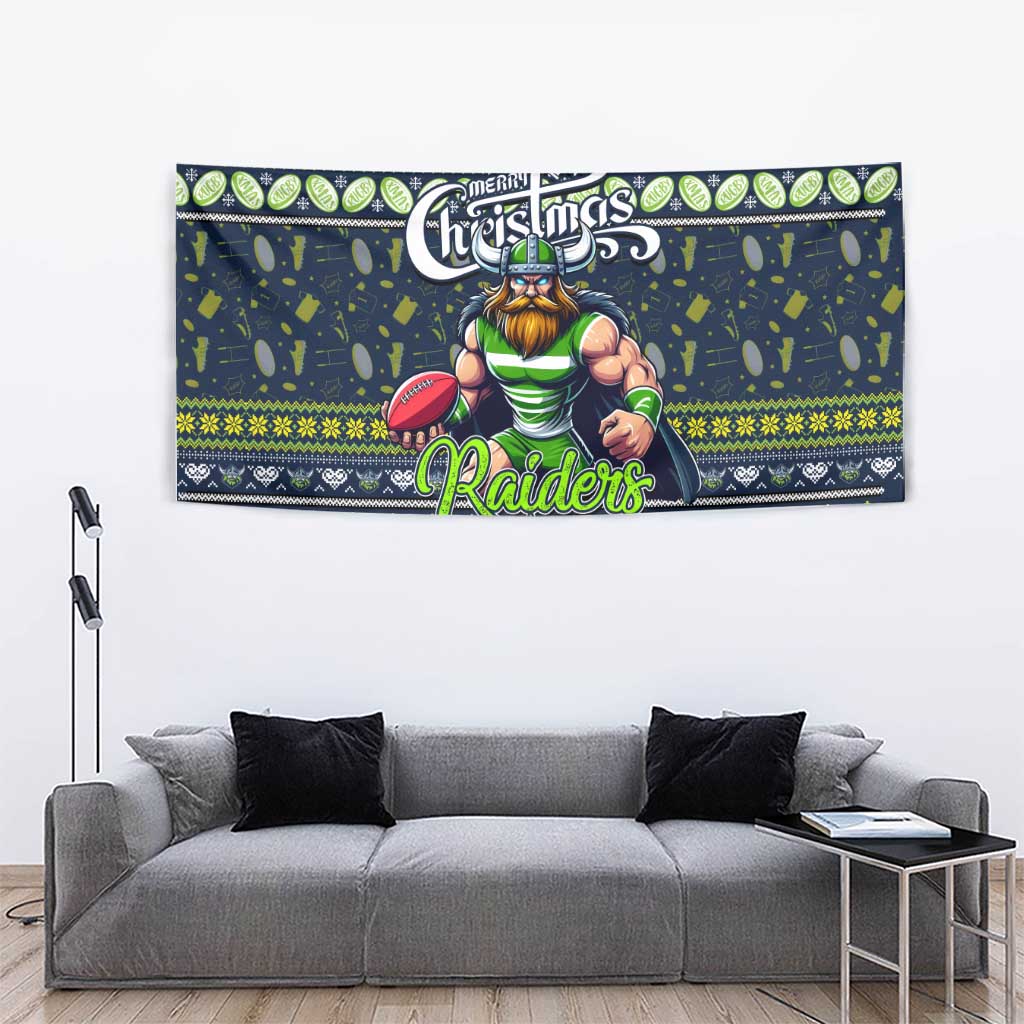 Raiders Rugby Xmas Tapestry Australia NRL Mascot