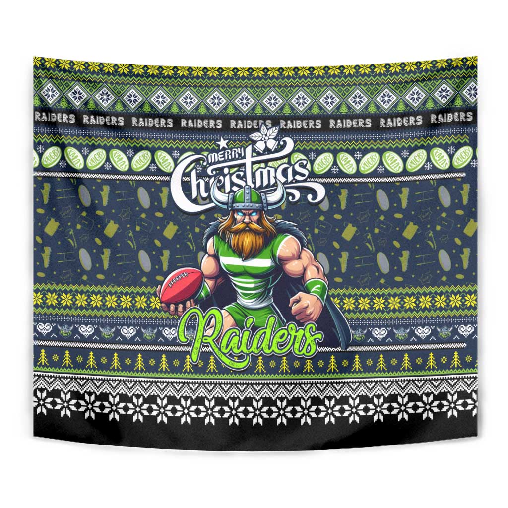 Raiders Rugby Xmas Tapestry Australia NRL Mascot