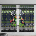Raiders Rugby Xmas Window Curtain Australia NRL Mascot