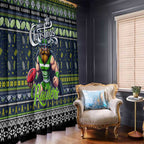 Raiders Rugby Xmas Window Curtain Australia NRL Mascot