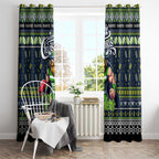 Raiders Rugby Xmas Window Curtain Australia NRL Mascot