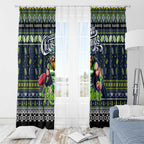 Raiders Rugby Xmas Window Curtain Australia NRL Mascot