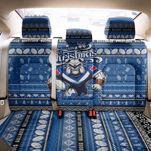 Bulldogs Rugby Xmas Back Car Seat Cover Australia NRL Mascot