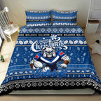 Bulldogs Rugby Xmas Bedding Set Australia NRL Mascot