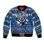Personalized Bulldogs Rugby Xmas Bomber Jacket Australia NRL Mascot