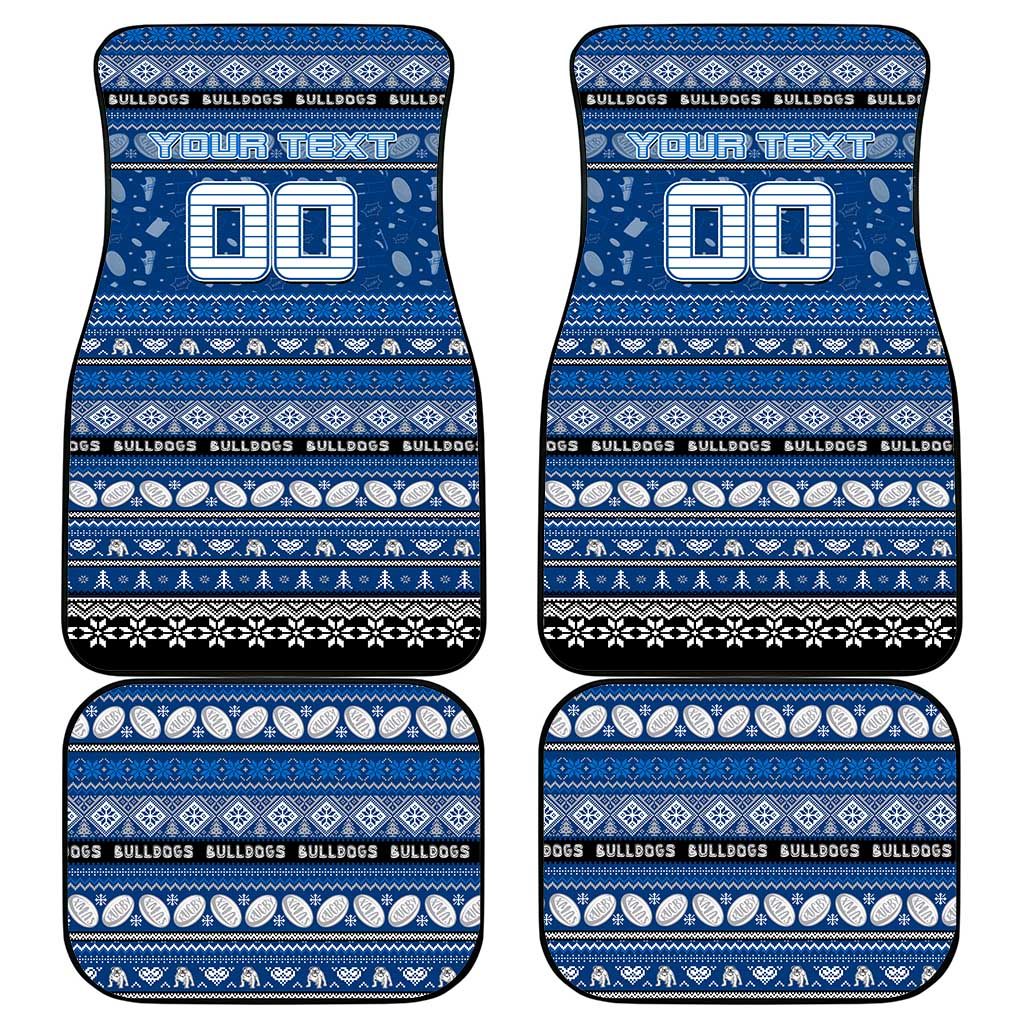Bulldogs Rugby Xmas Car Mats Australia NRL Mascot