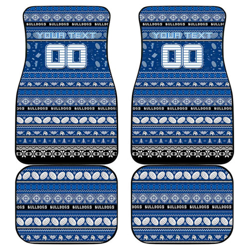 Bulldogs Rugby Xmas Car Mats Australia NRL Mascot