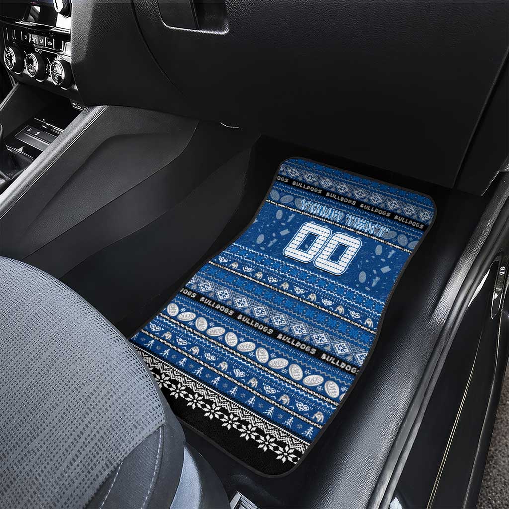 Bulldogs Rugby Xmas Car Mats Australia NRL Mascot