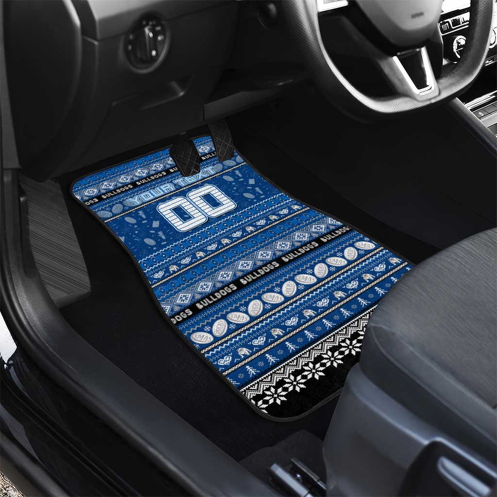 Bulldogs Rugby Xmas Car Mats Australia NRL Mascot