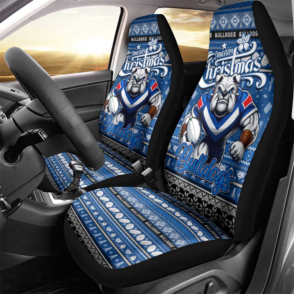 Bulldogs Rugby Xmas Car Seat Cover Australia NRL Mascot