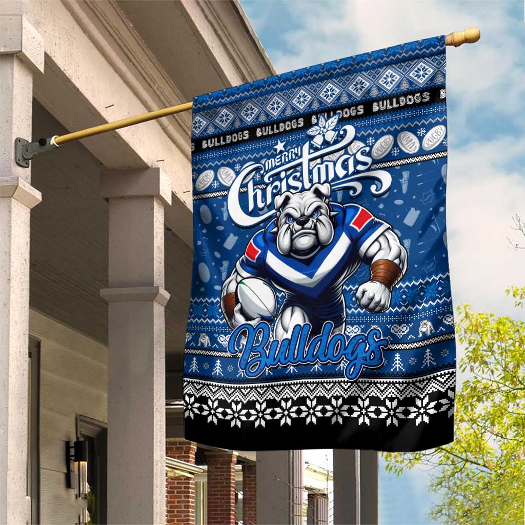 Bulldogs Rugby Xmas Garden Flag Australia NRL Mascot