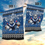 Bulldogs Rugby Xmas Garden Flag Australia NRL Mascot