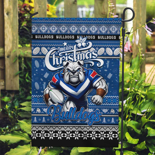Bulldogs Rugby Xmas Garden Flag Australia NRL Mascot
