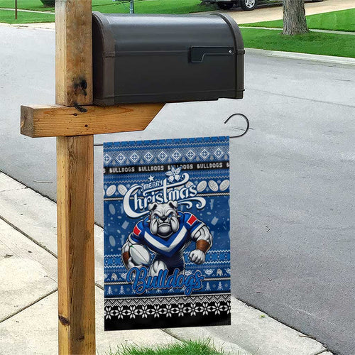 Bulldogs Rugby Xmas Garden Flag Australia NRL Mascot