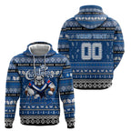 Personalized Bulldogs Rugby Xmas Hoodie Australia NRL Mascot
