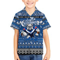 Personalized Bulldogs Rugby Xmas Kid Hawaiian Shirt Australia NRL Mascot