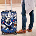 Bulldogs Rugby Xmas Luggage Cover Australia NRL Mascot