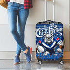 Bulldogs Rugby Xmas Luggage Cover Australia NRL Mascot
