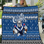 Bulldogs Rugby Xmas Quilt Australia NRL Mascot