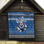 Bulldogs Rugby Xmas Quilt Australia NRL Mascot