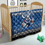 Bulldogs Rugby Xmas Quilt Australia NRL Mascot