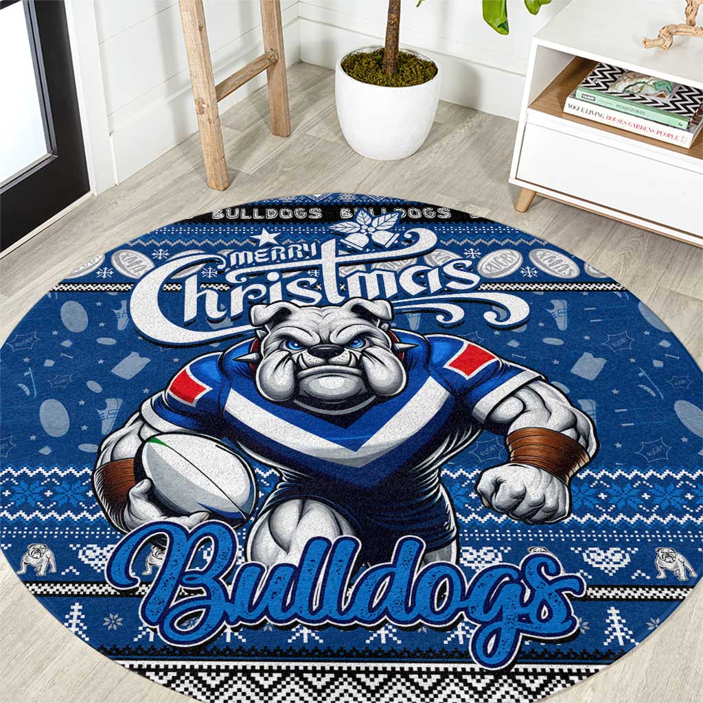 Bulldogs Rugby Xmas Round Carpet Australia NRL Mascot