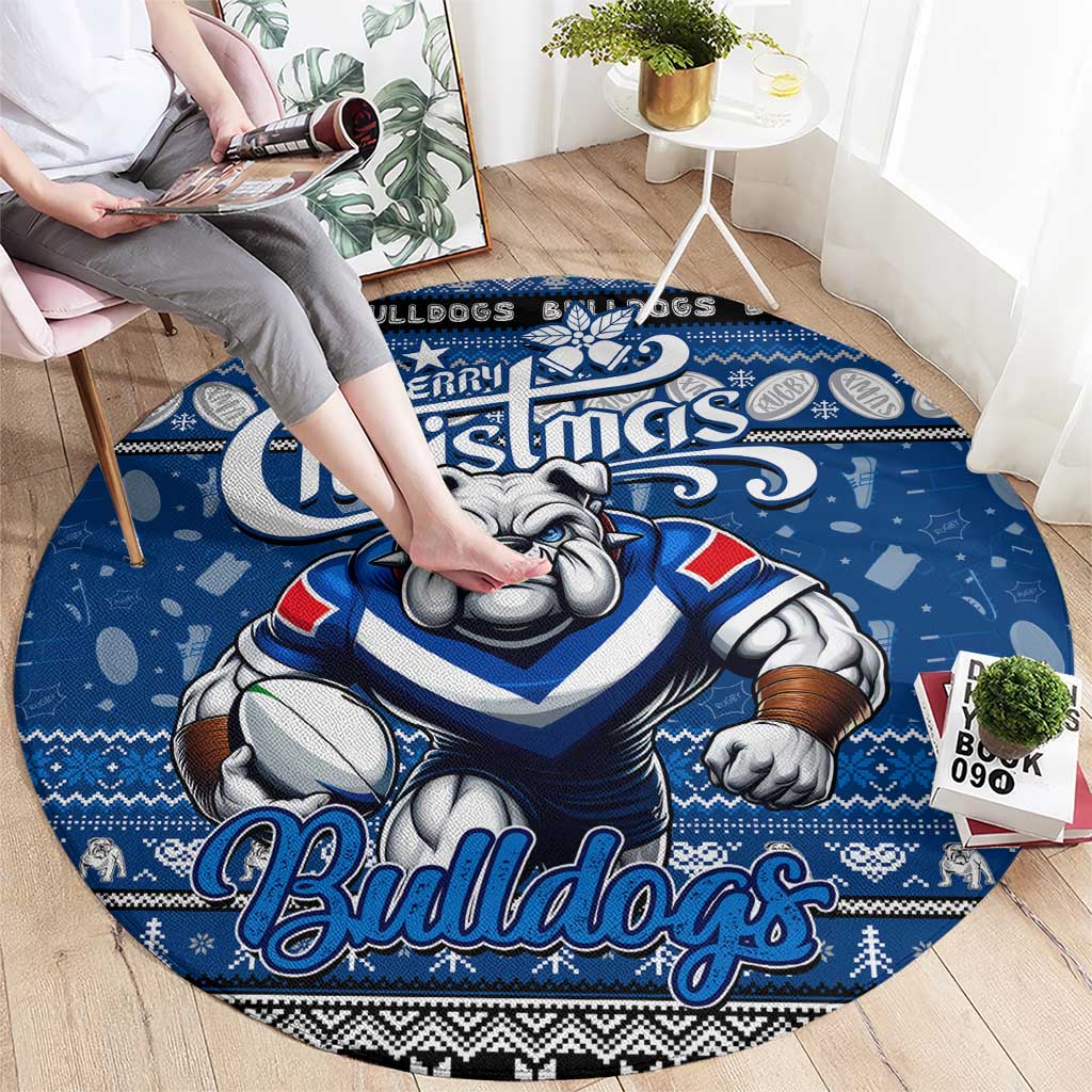 Bulldogs Rugby Xmas Round Carpet Australia NRL Mascot