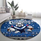 Bulldogs Rugby Xmas Round Carpet Australia NRL Mascot