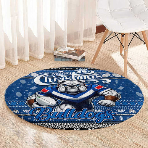 Bulldogs Rugby Xmas Round Carpet Australia NRL Mascot