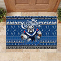 Bulldogs Rugby Xmas Rubber Doormat Australia NRL Mascot