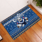 Bulldogs Rugby Xmas Rubber Doormat Australia NRL Mascot
