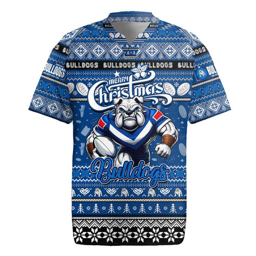 Personalized Bulldogs Rugby Xmas Rugby Jersey Australia NRL Mascot