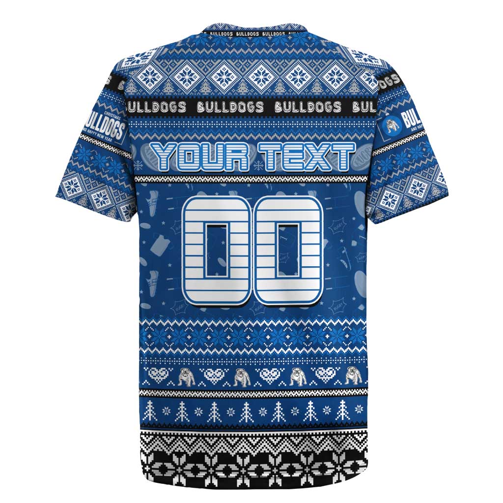 Personalized Bulldogs Rugby Xmas Rugby Jersey Australia NRL Mascot