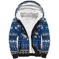 Personalized Bulldogs Rugby Xmas Sherpa Hoodie Australia NRL Mascot