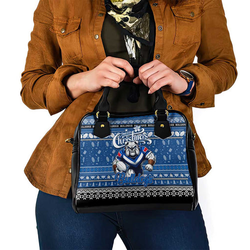 Bulldogs Rugby Xmas Shoulder Handbag Australia NRL Mascot