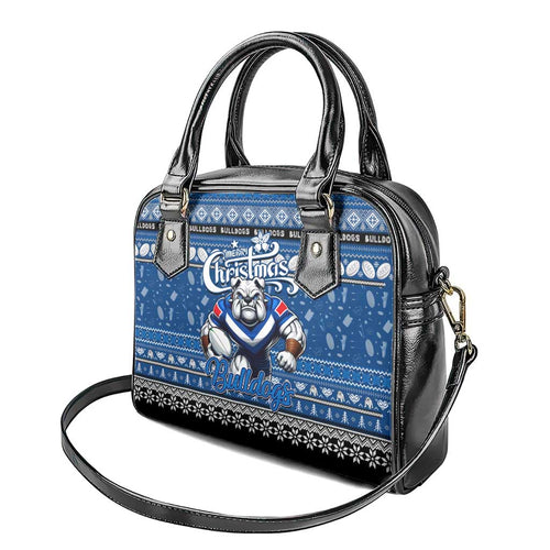 Bulldogs Rugby Xmas Shoulder Handbag Australia NRL Mascot