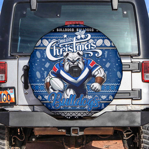 Bulldogs Rugby Xmas Spare Tire Cover Australia NRL Mascot