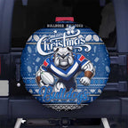 Bulldogs Rugby Xmas Spare Tire Cover Australia NRL Mascot